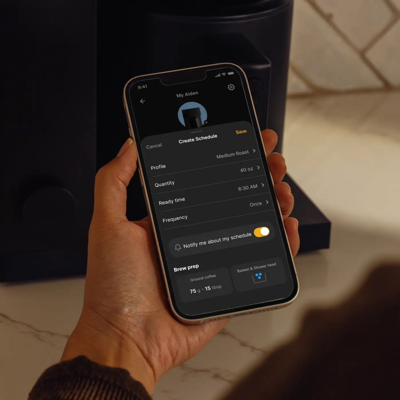 Fellow - Aiden Precision Coffee Maker Black - EBRMB-NA