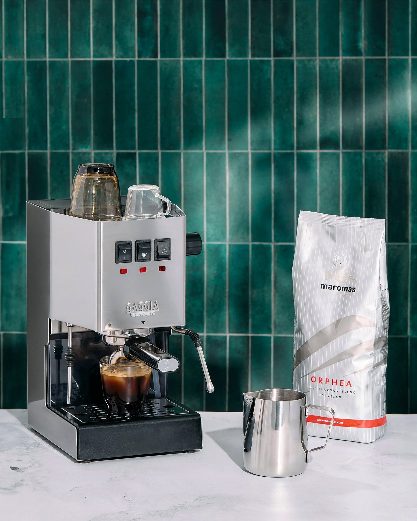 Gaggia - Classic Pro E24 Espresso Machine - Stainless Steel Inox # Classic E24 SS RI9380/46