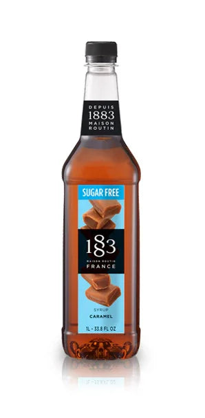 1883 Caramel Sugar Free Syrup 1L Plastic Bottle 1883 Caramel Sugar Free Syrup 1L Plastic Bottle