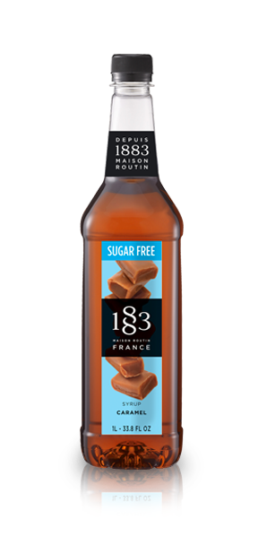 1883 Caramel Sugar Free Syrup 1L Plastic Bottle