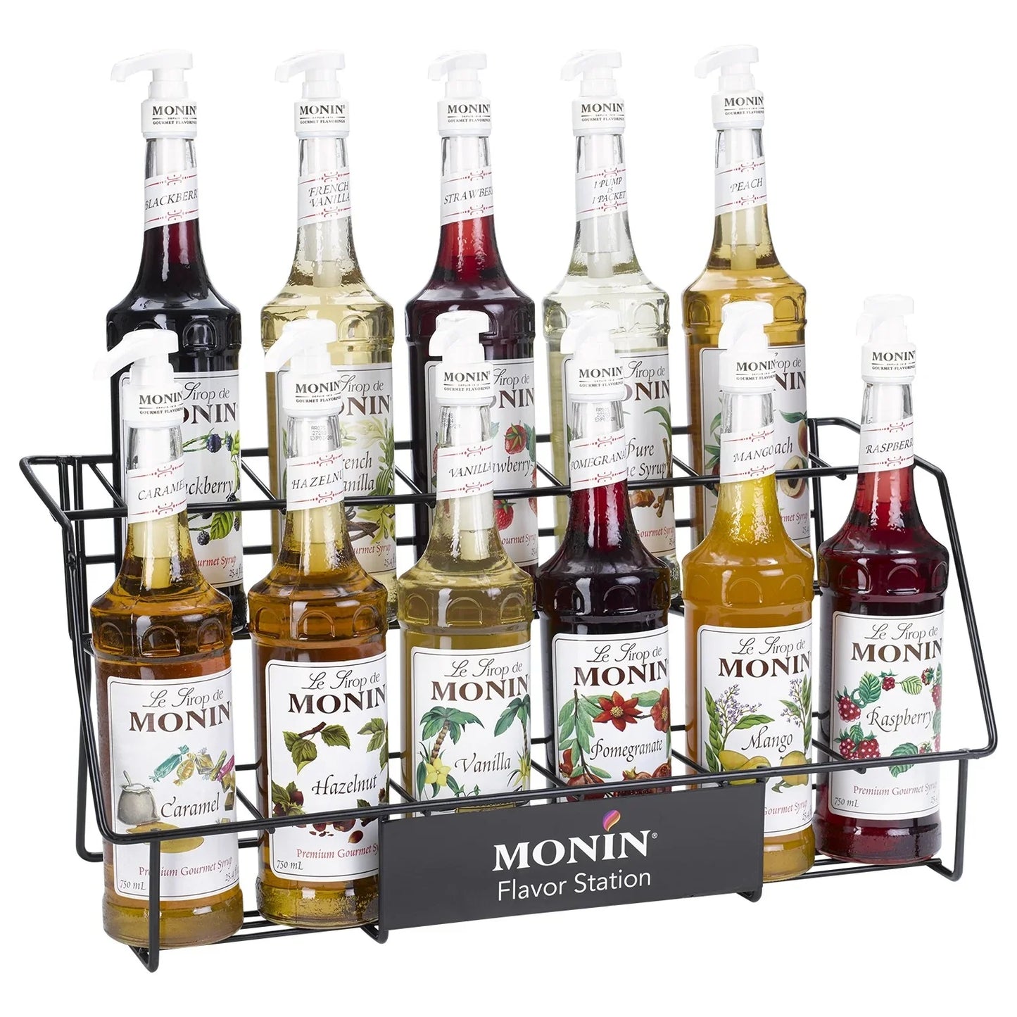 Monin 11 Bottle Rack