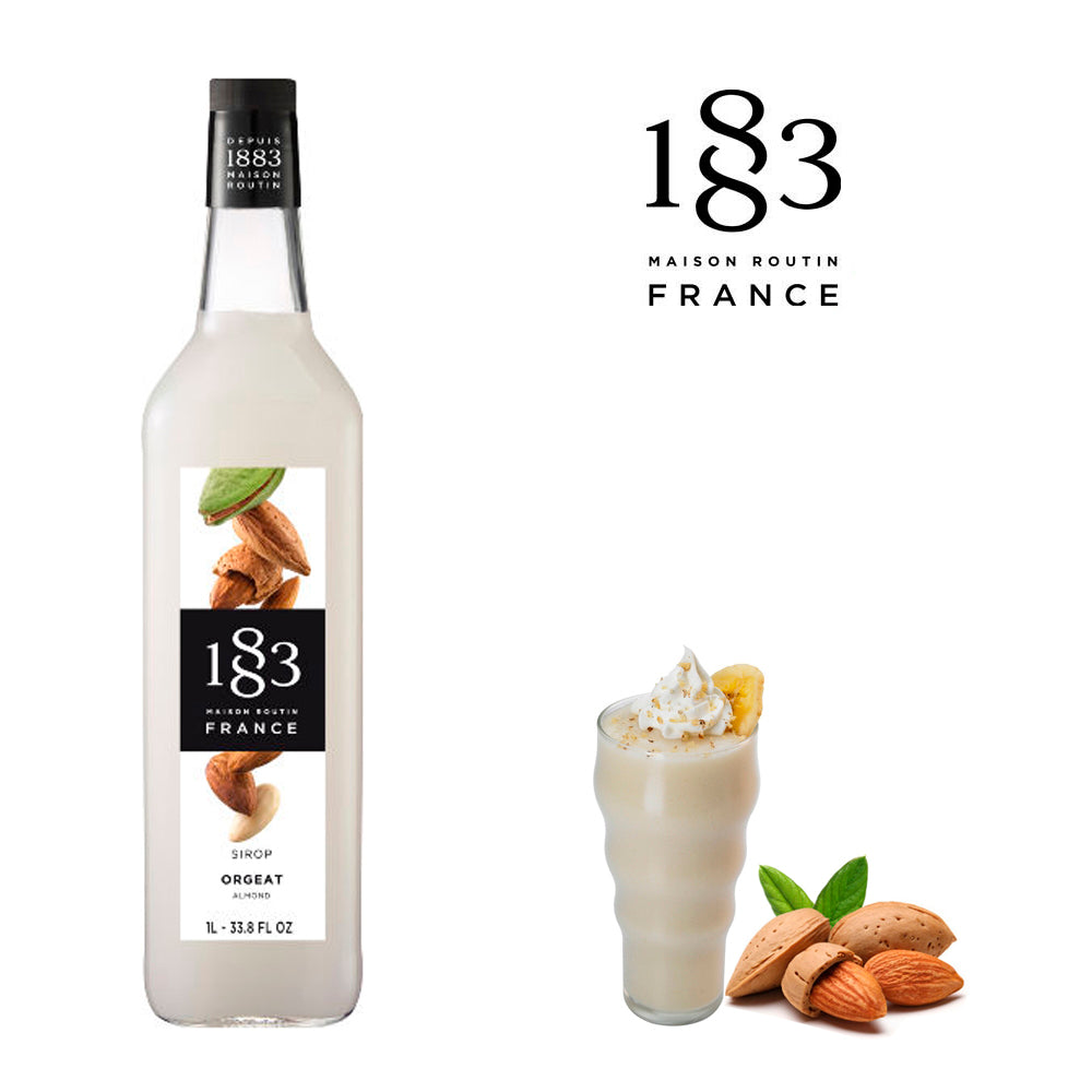 1883 Almond Syrup 1L Glass Bottle