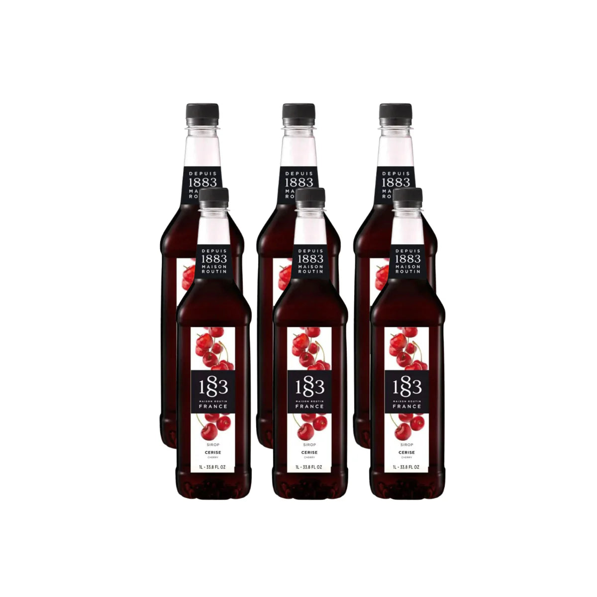 1883 Cherry Syrup 1L Glass Bottle