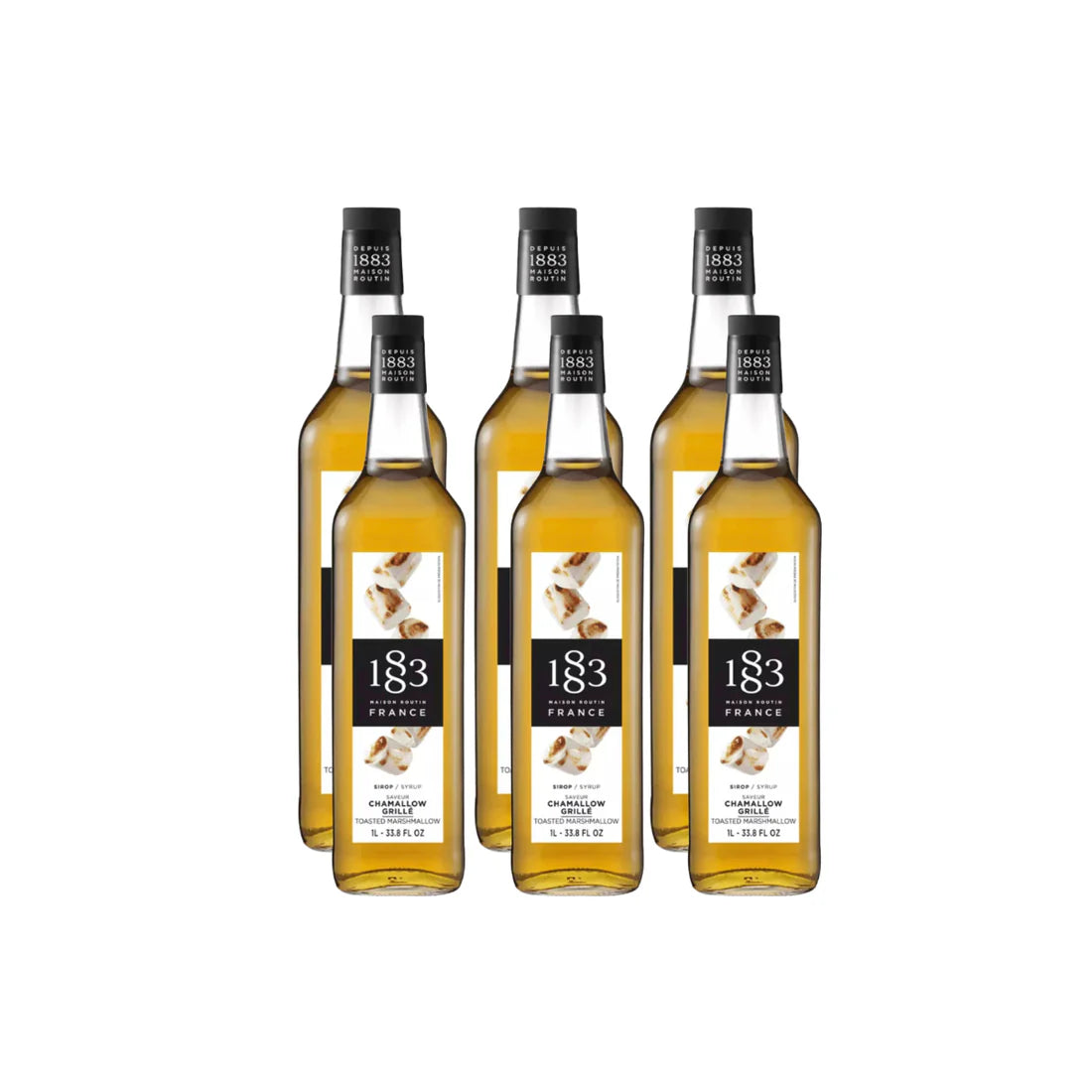 1883 Toasted Marshmallow Syrup 1L Glass Bottle
