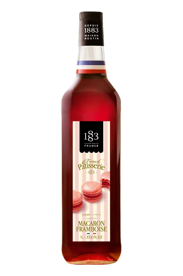 1883 French Patisserie - Macaron Framboise 1L Glass Bottle 1883 French Patisserie - Macaron Framboise 1L Glass Bottle