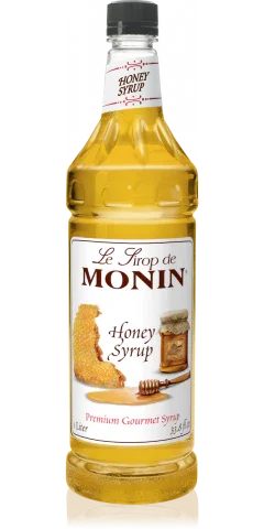 Monin Honey Syrup 1L Plastic Bottle