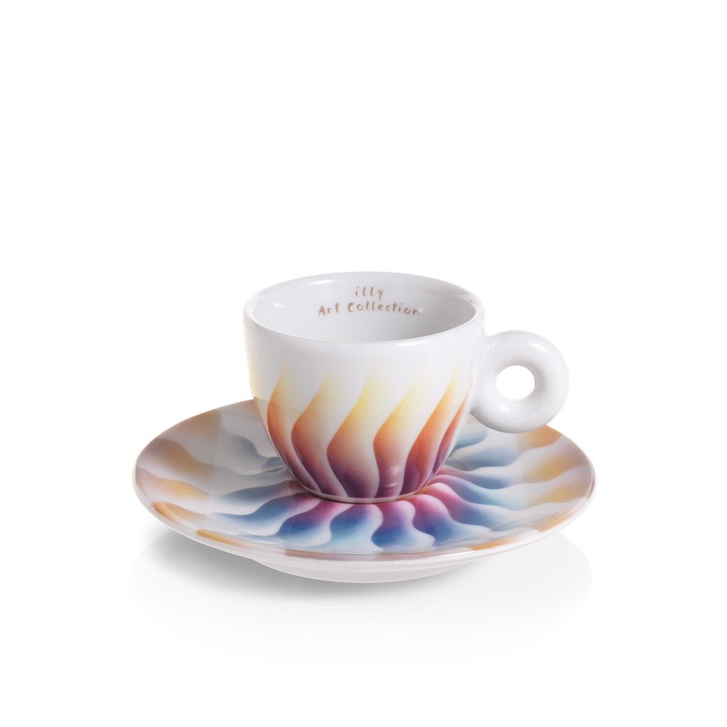 illy Art Collection Espresso Cups and Saucers by Judy Chicago - Set of 4 - 24625