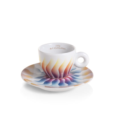 illy Art Collection Espresso Cups and Saucers by Judy Chicago - Set of 4 - 24625