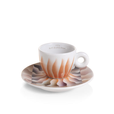 illy Art Collection Espresso Cups and Saucers by Judy Chicago - Set of 4 - 24625