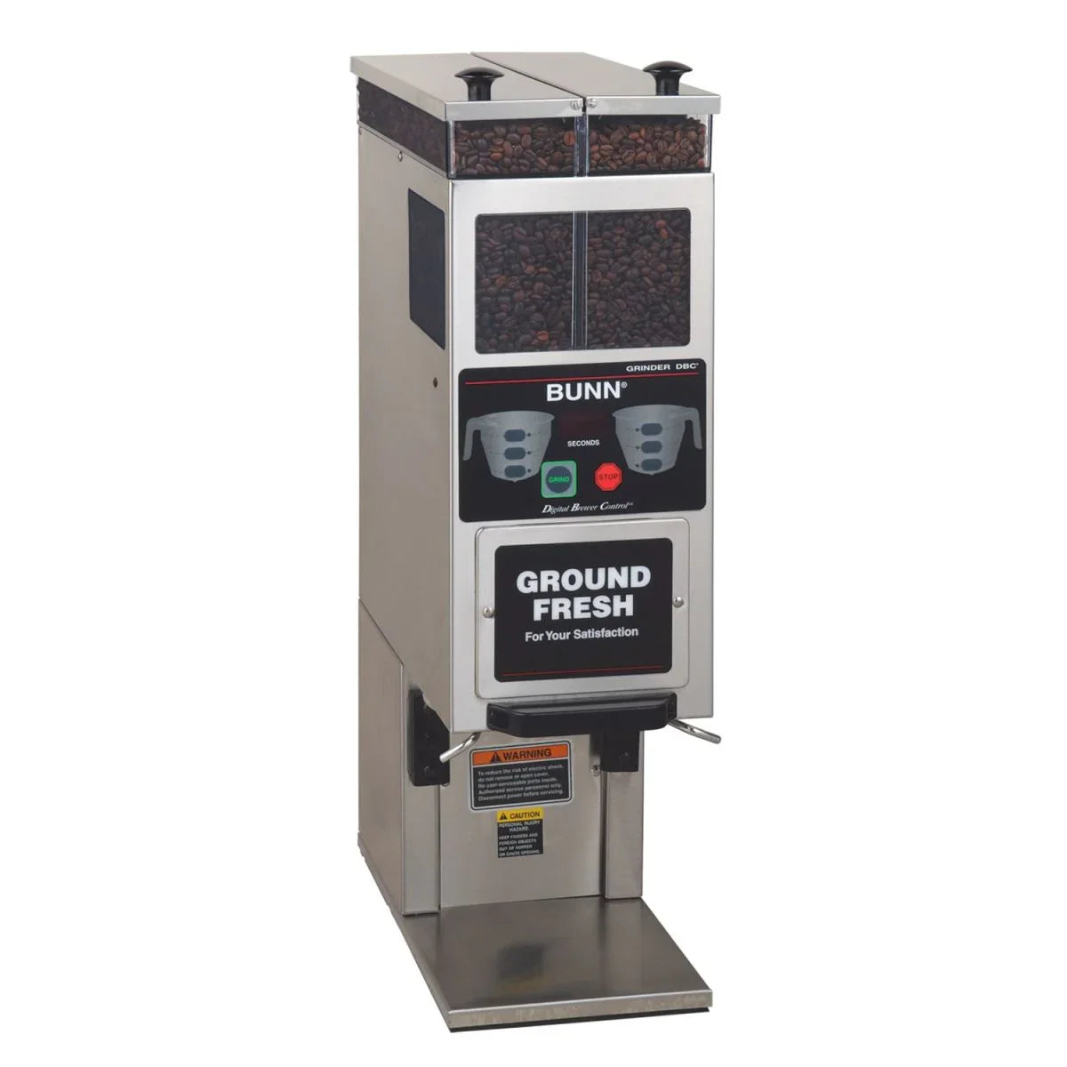 Bunn G9-2T DBC Tall, Stainless Steel Grinder - 33700.6000