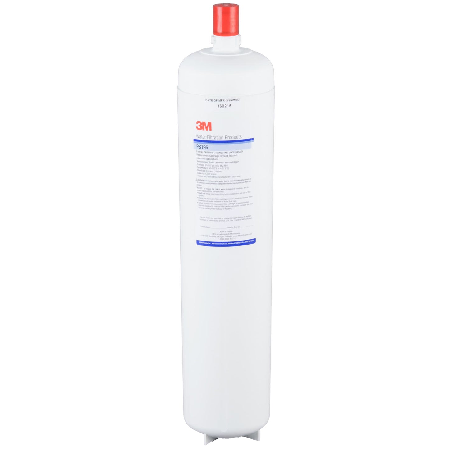 3M Cuno PS195 Retrofit Scale, Chlorine Taste and Odor Reduction Cartridge