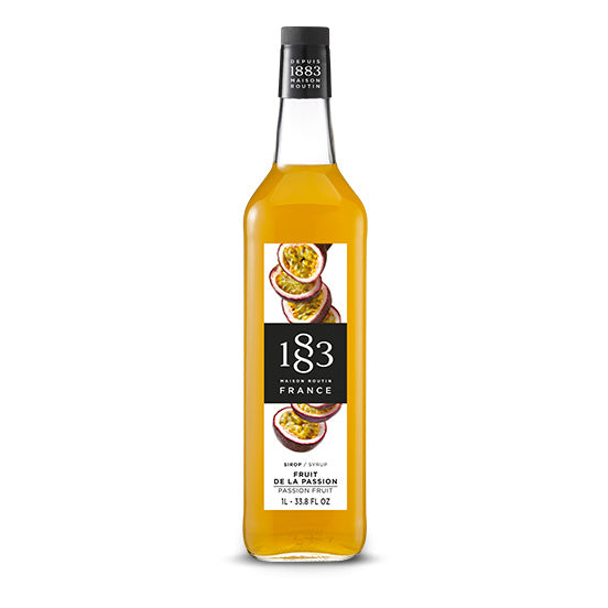 1883 Passion Fruit Syrup 1L Glass Bottle 1883 Passion Fruit Syrup 1L Glass Bottle