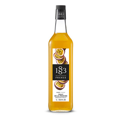 1883 Passion Fruit Syrup 1L Glass Bottle