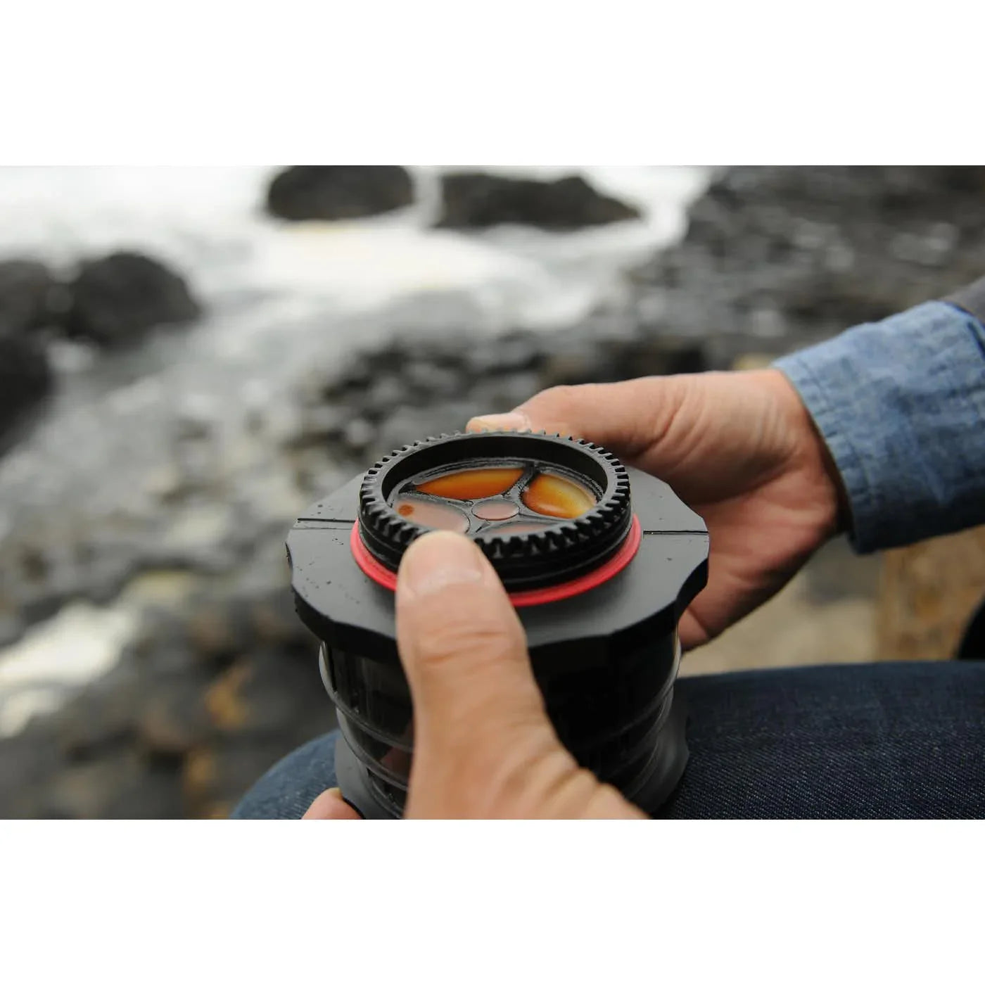 Cafflano Kompact Coffee Press with Carrying Case - Black