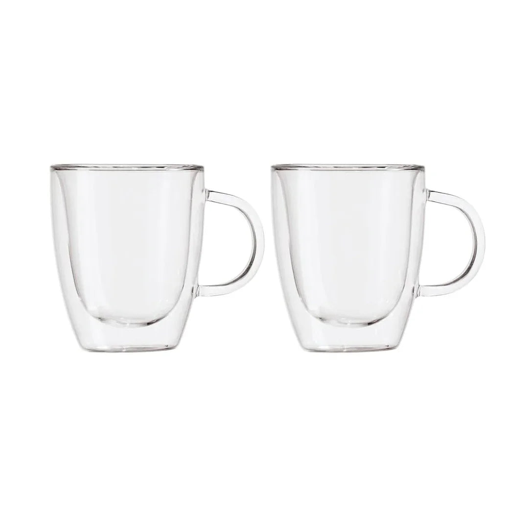 Danesco Oggi Double Wall Cappuccino / Coffee Mugs 12 fl. oz./350ml - Set of 2 #6581