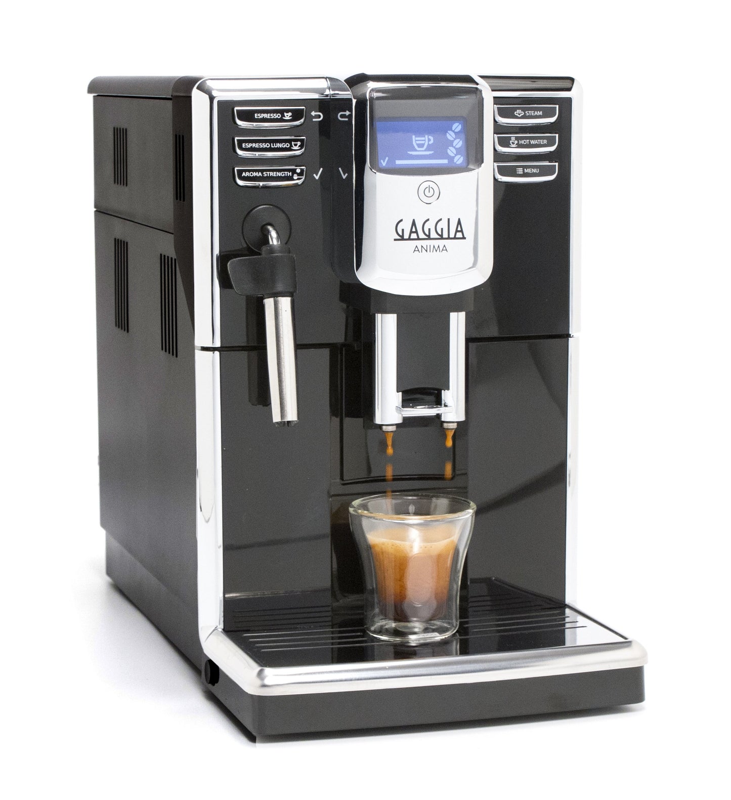 Gaggia - Anima Super Automatic Espresso Machine - Black Model No.RI8760/46