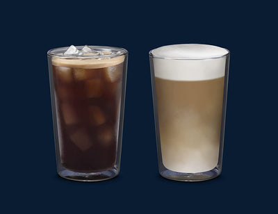 Delonghi Double Wall Thermal Glasses 490ml/16.6oz Set of 2 - DLSC319