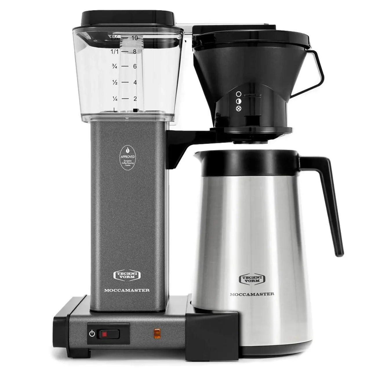 Technivorm Moccamaster - KBT Brewer Thermal Glass Lined Carafe Stone Grey - 79115/GL