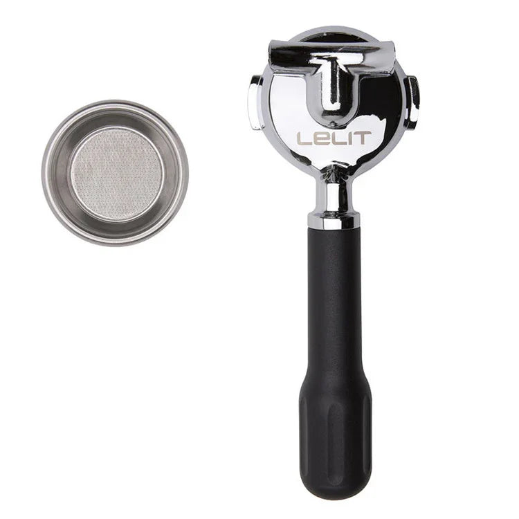 Lelit 58mm Double Spout Portafilter with 2 Cup Filter - LE1000048