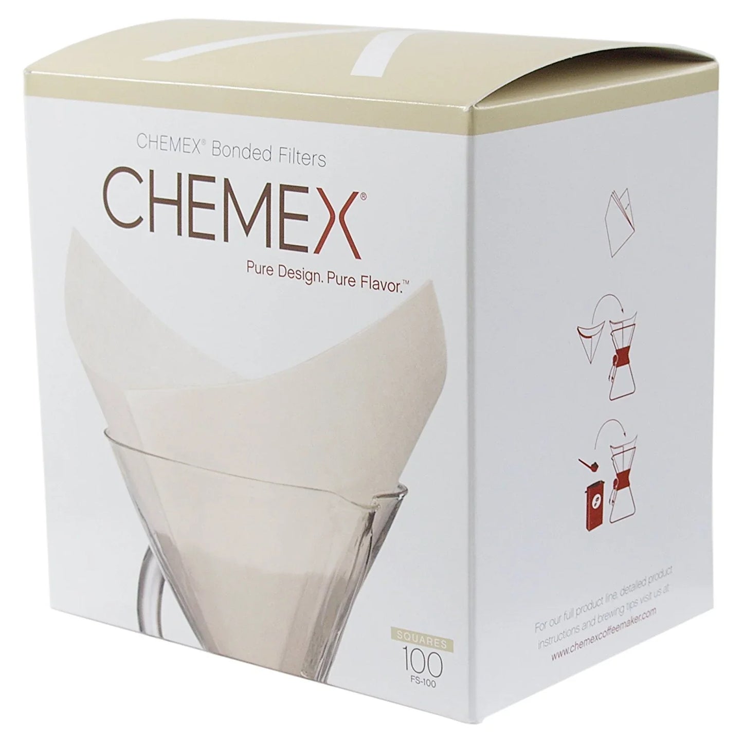 Chemex Pre-Folded Square Filters - FS-100