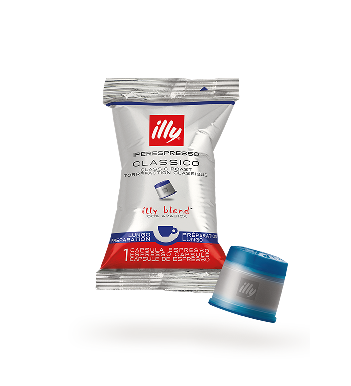 Illy IperEspresso Capsules Singles - 100 Capsules - Lungo Classico Roast - 8861