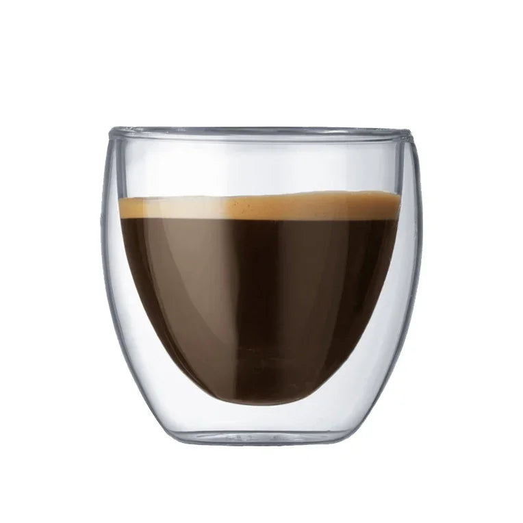Bodum Pavina Doublewall Glass Cup 8 oz - Set of 2