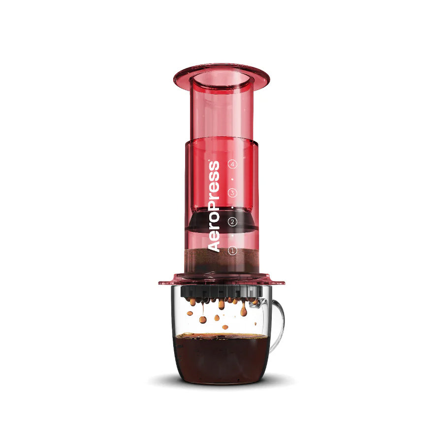 AeroPress Clear Red Coffee Maker - #65208-9-RD