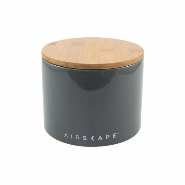 AirScape Ceramic 32oz Coffee Canister 4" - Slate Grey