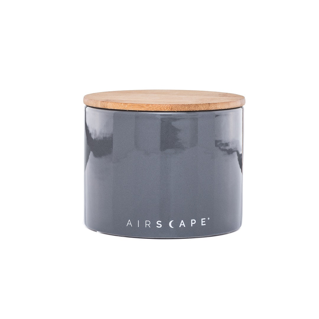 Planetary Design AirScape Ceramic 32oz Coffee Canister 4" - Slate Grey #AC1404