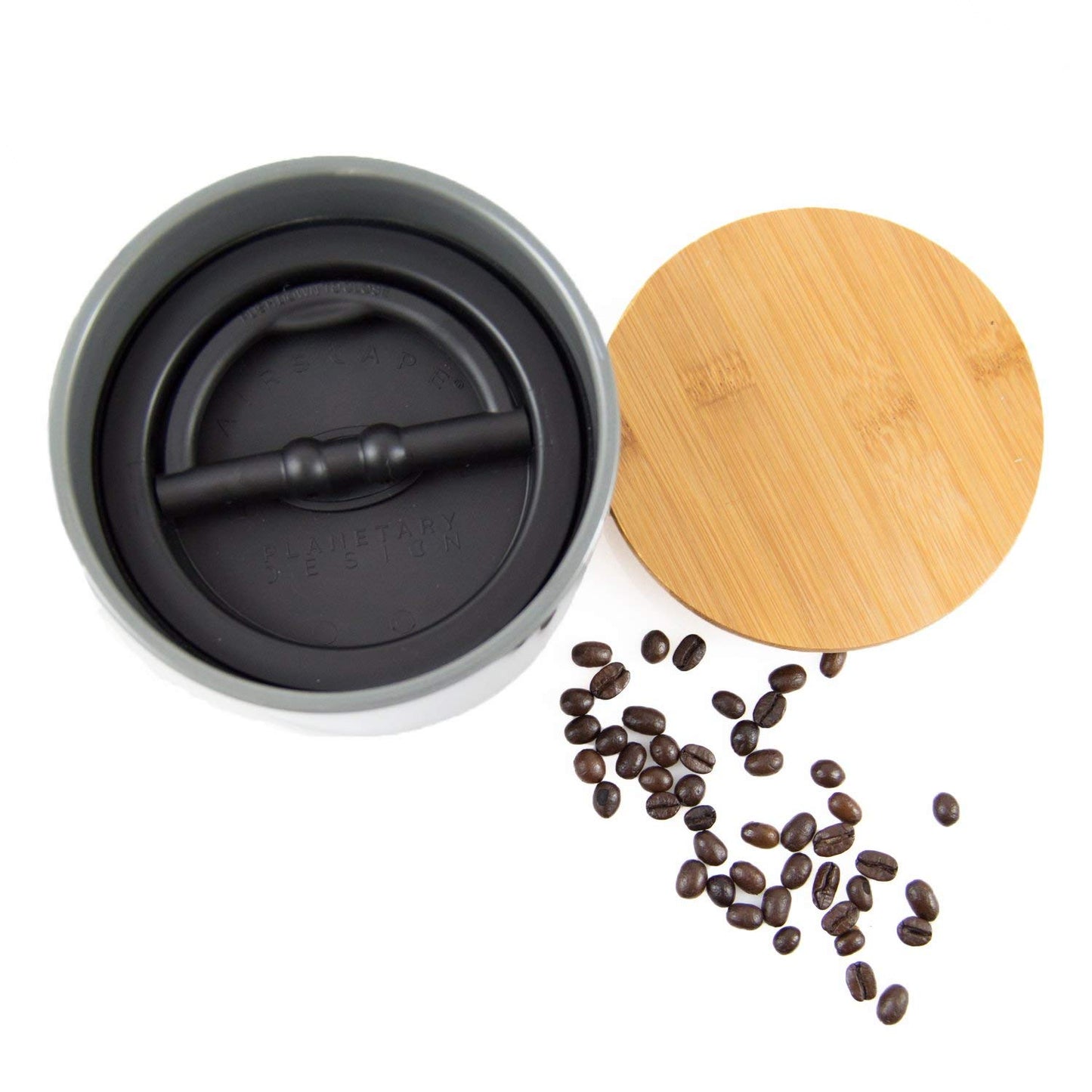 AirScape Ceramic 32oz Coffee Canister 4" - Slate Grey