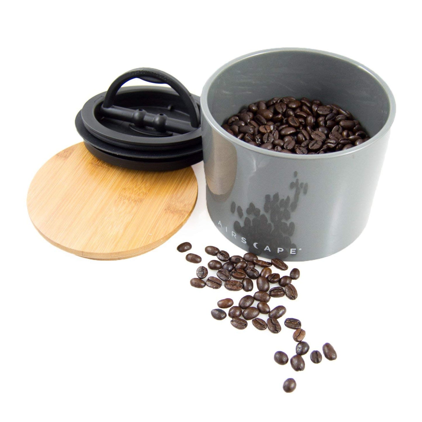 AirScape Ceramic 32oz Coffee Canister 4" - Slate Grey