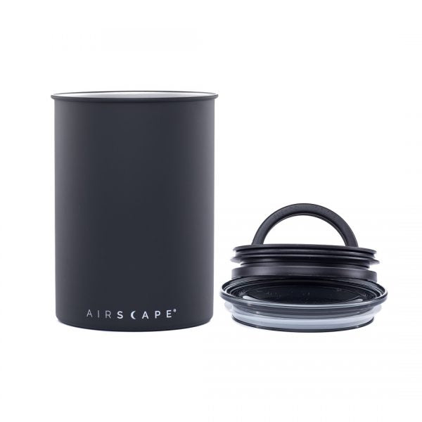 Planetary Design AirScape Stainless Steel 64oz Coffee Canister 7" - Matte Charcoal Black - AS1707