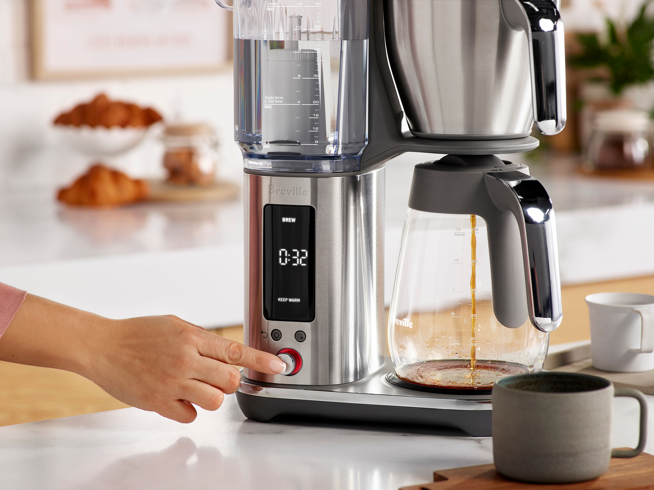 Breville - The Luxe Brewer Drip Coffee Maker - BDC415BSS / BDC465BSS