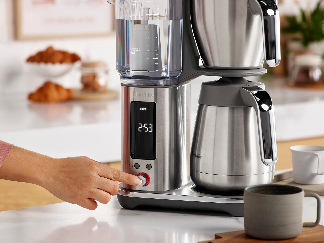 Breville - The Luxe Brewer Drip Coffee Maker - BDC415BSS / BDC465BSS