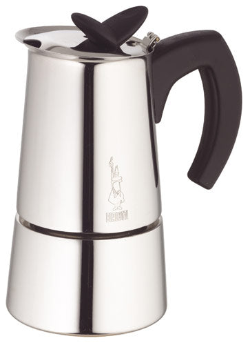 Bialetti Musa 10 Cup Stainless Steel Stovetop Espresso Maker
