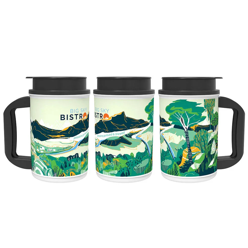 Planetary Design Big Sky Bistro Outdoor French Press 16 fl. oz. - Spring - BSBS
