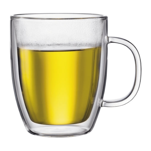 Bodum Bistro Doublewall Jumbo Tall Mug 15oz, set of 2