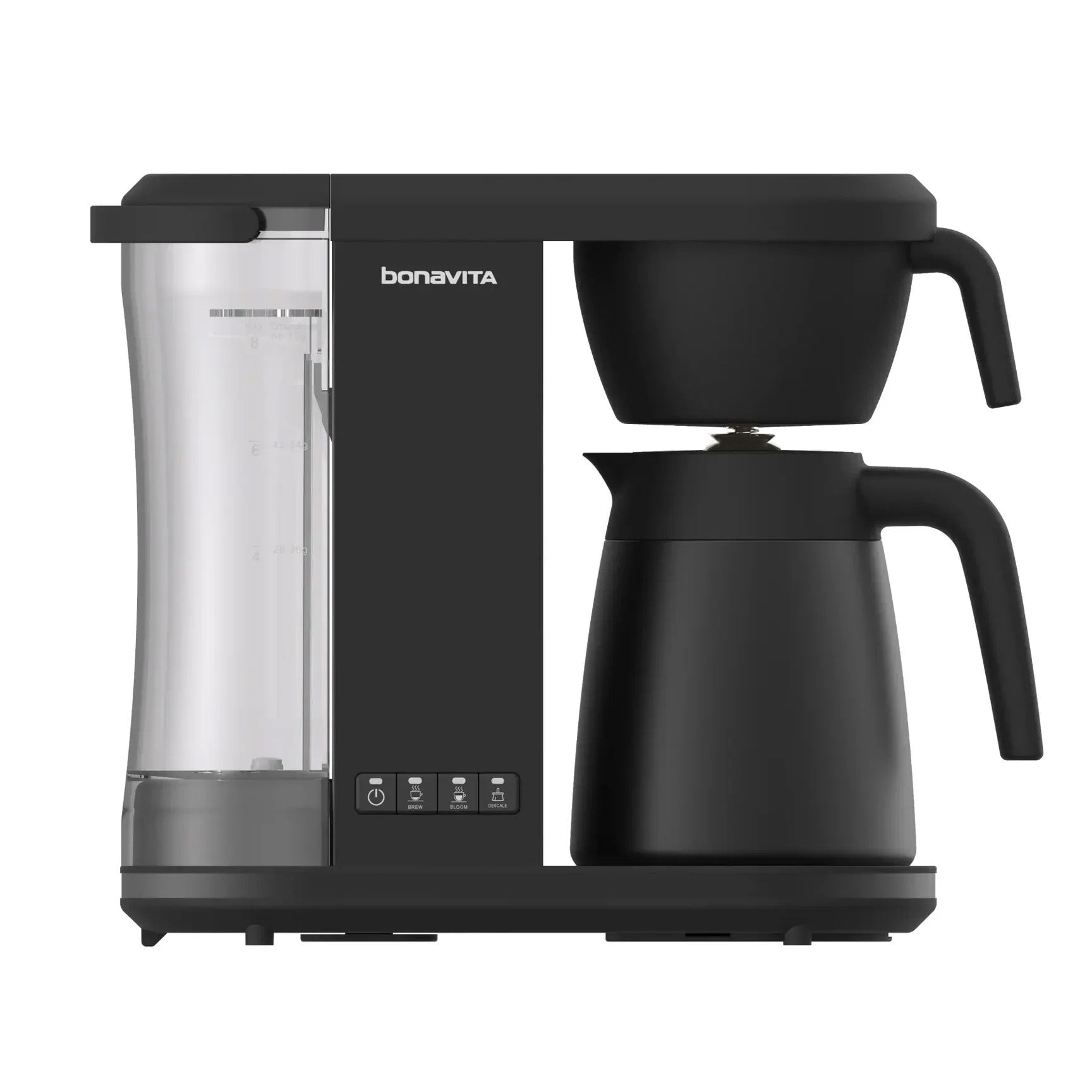 Bonavita - Enthusiast One-Touch Coffee Brewer 8 Cup Matte Black with Thermal Carafe & Brew Stop - BVC2201TS-MB (OPEN BOX - IN STORE PURCHASE ONLY - CUSTOME RETURN)