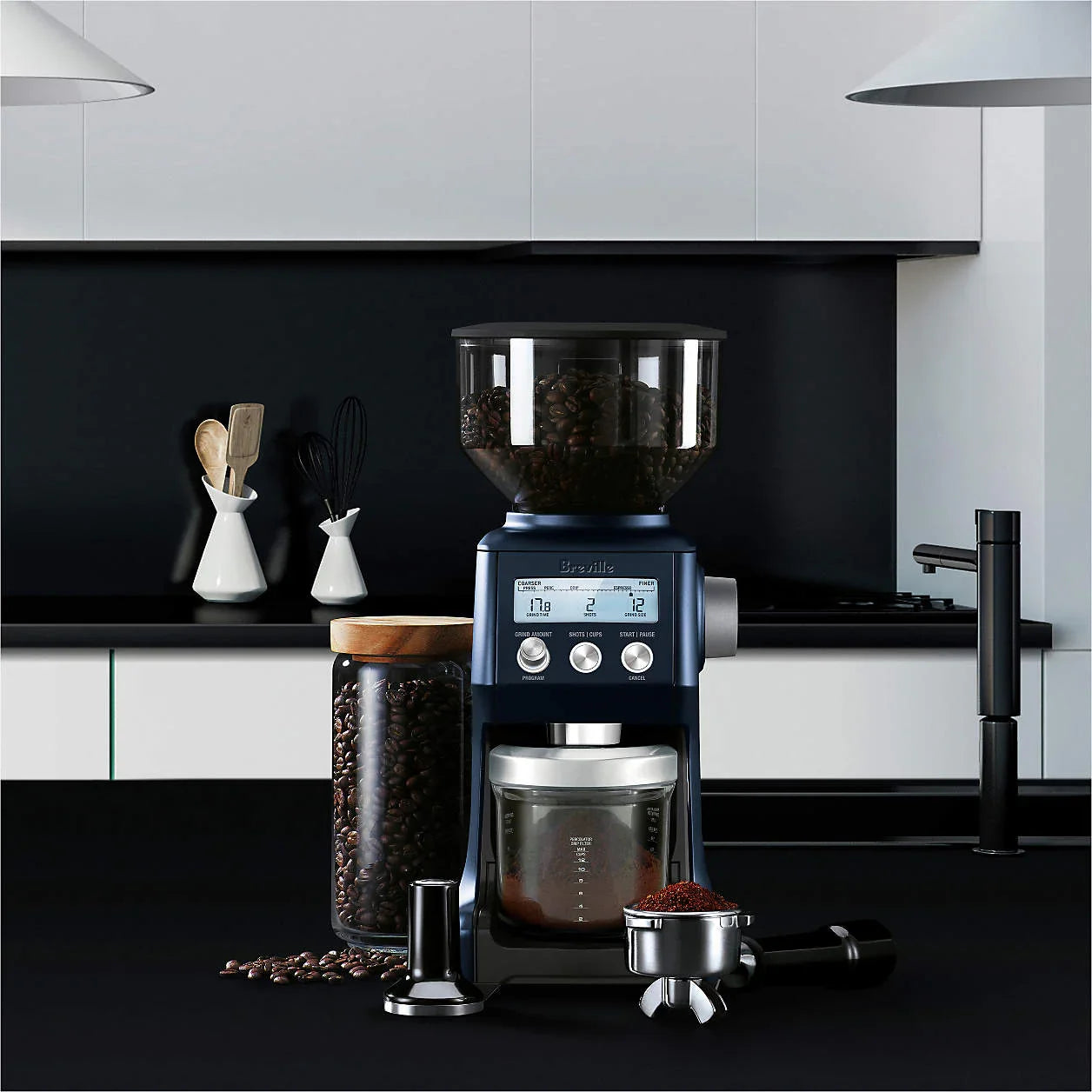 Breville - Smart Grinder PRO BCG820BTR - Damson Blue