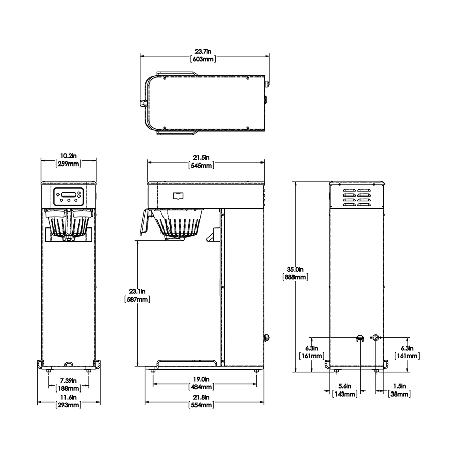 Bunn Infusion Series Tea Brewer ITB - 52000.6100