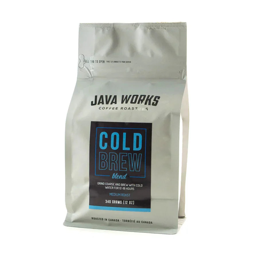 Java Works Cold Brew Blend Whole Beans - 12oz / 340g Bag