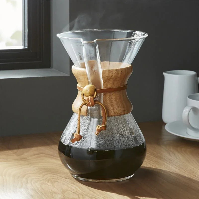 Chemex Classic Series 6 Cup Glass Coffee Maker