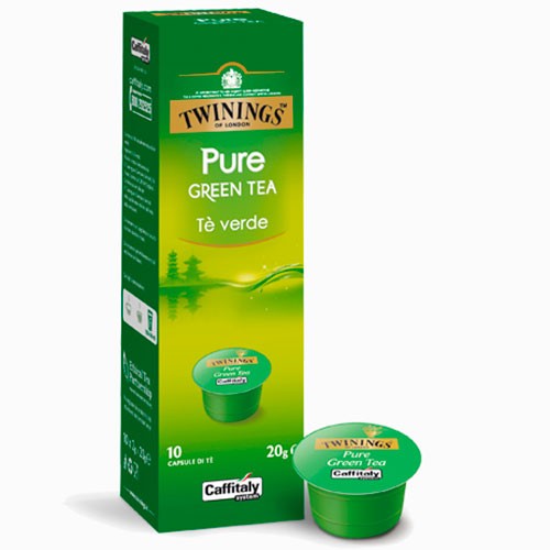 Caffitaly Capsules Twinings Green Tea - Box of 10