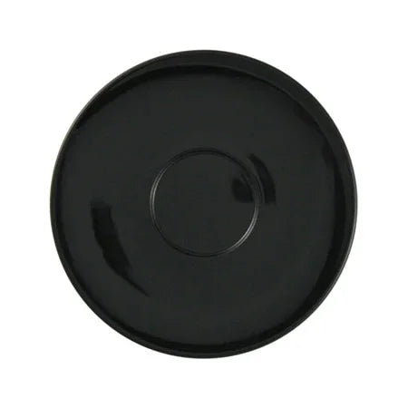 Revolution / Cremaware REVWare Cafe Saucer 4.5" Black for 2oz and 3.5oz Cups