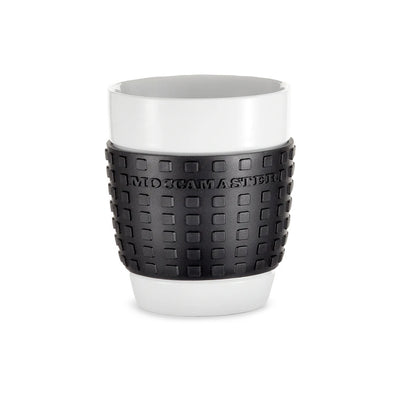Technivorm Cup-One White Porcelain Mug with Black Silicone Grip - MA1-030