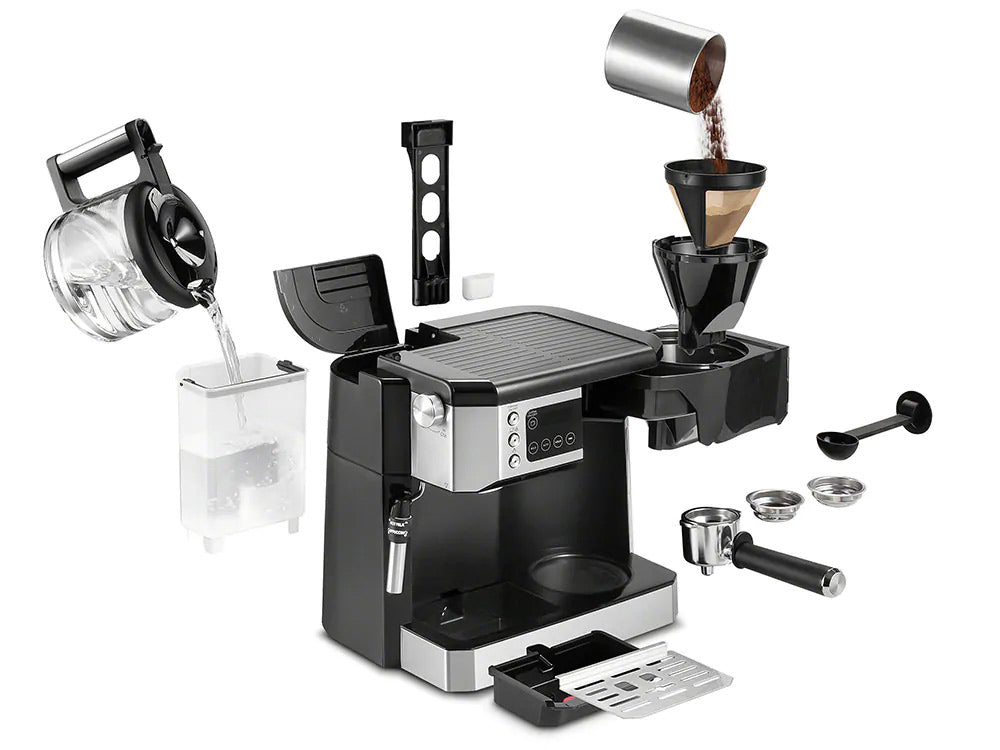 DeLonghi - Combination Pump Espresso & Drip Coffee Maker - COM532M