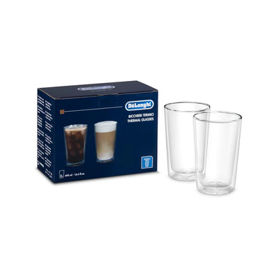 Delonghi Double Wall Thermal Glasses 490ml/16.6oz Set of 2 - DLSC319