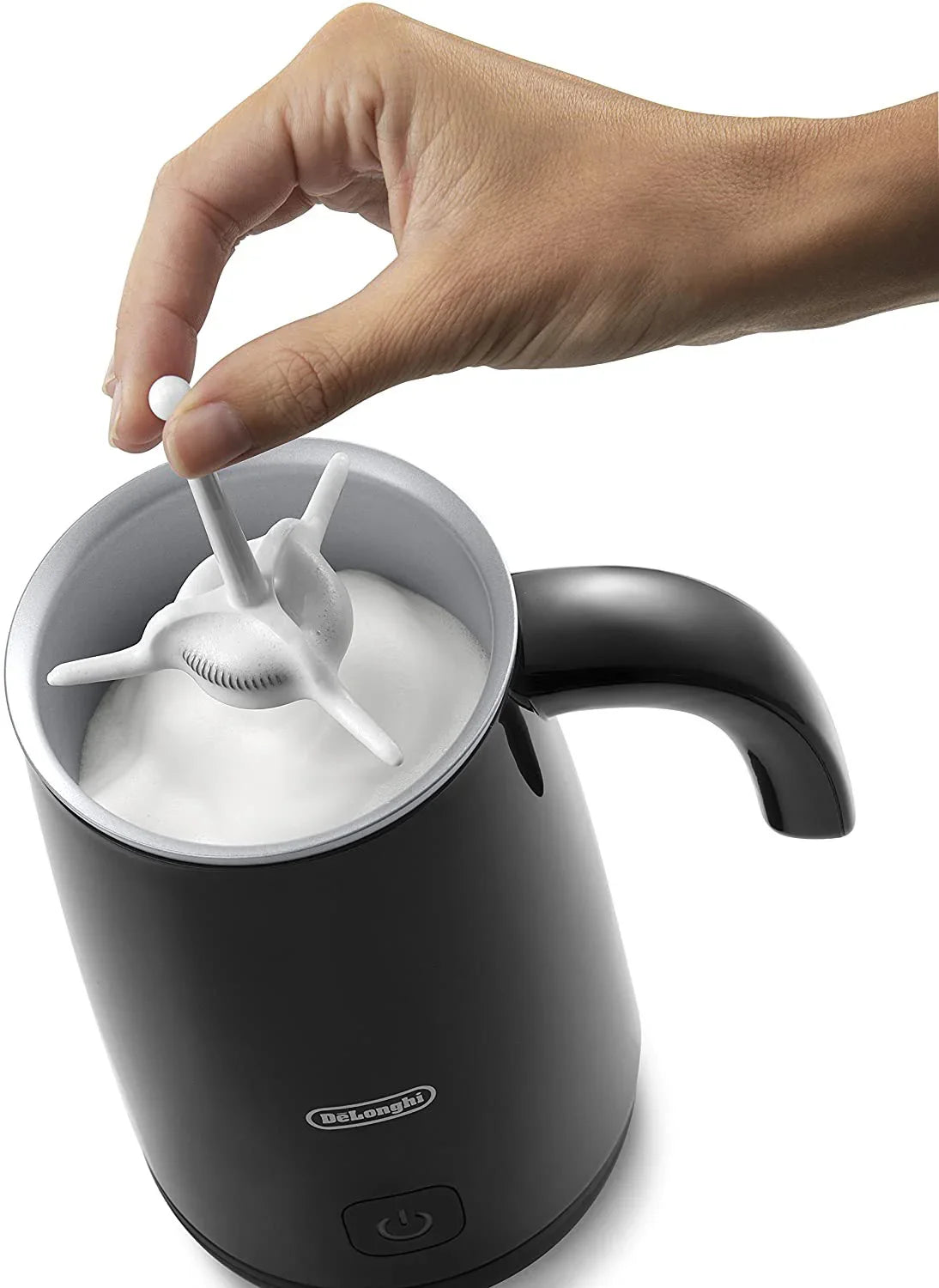 DeLonghi Distinta Electric Milk Frother Black Plastic - EMF2BK
