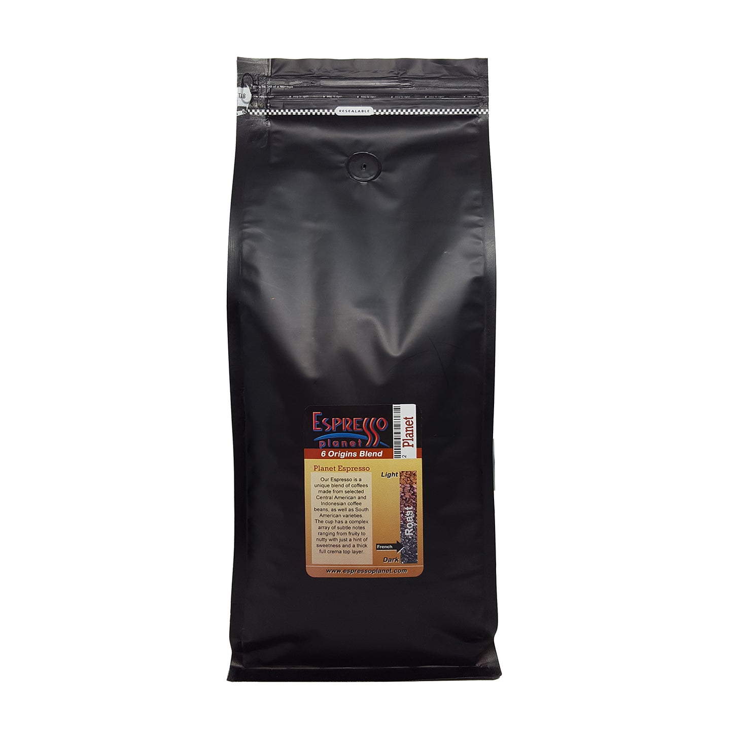 Espresso Planet Blend - Planet Espresso Blend Beans 2 lb Bag
