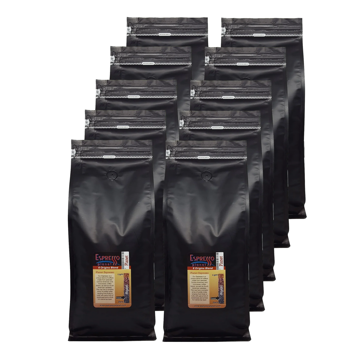 Espresso Planet Blend - Cafe d'Oro Beans 2 lb Bag